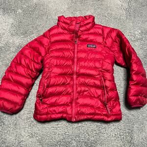 Patagonia Jacket Girls Small 7-8 Pink Down Sweater Puffer Packable Lightweight*